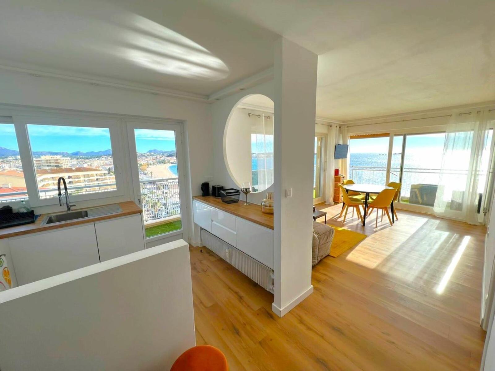 Frejus Plage - T2 -Vue Mer Feerique Exterior foto